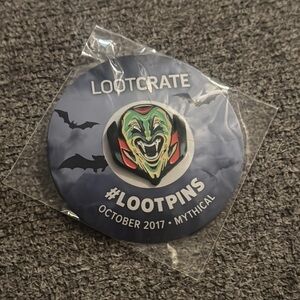 Loot Crate Green and Red Halloween‎ Pin